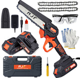 CS01 Mini Chainsaw Cordless 6-Inch with 2 Battery