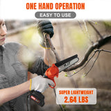 CS01 Mini Chainsaw Cordless 6-Inch with 2 Battery