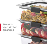 14-Piece-BPA Free, Leak Proof Food Container, Clear High temperature resistant, dishwasher safe