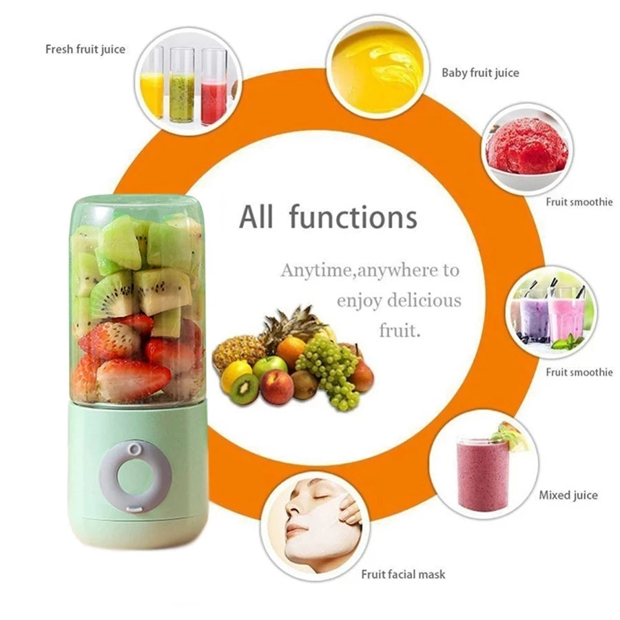 Portable Usb Cordless Fruit Juicer