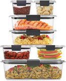 14-Piece-BPA Free, Leak Proof Food Container, Clear High temperature resistant, dishwasher safe